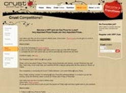 Become a Crust VIPP to Win Free Pizza for a Year!