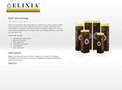 Free Complimentary Sample Sachets form Elixia Skincare Range