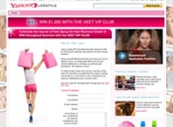 Veet VIP Club - Win $1000 Cash!