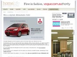 Join Homelife for Free then enter to Win a Mitsubishi Colt VRX