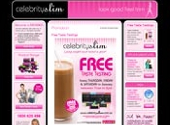 Celebrity Slim Taste Testing - Free Chocolate Shake