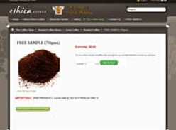 Free 70g Sample of Roasted Coffee from Ethica Coffee
