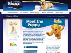 Meet the KleenexÂ® Puppy & Get a Free Colouring Book & Pencils
