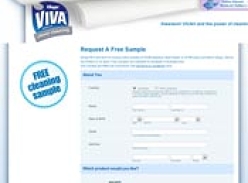 Free Sample of VIVAÂ® Stainless Steel or Glass and Mirror Wipes