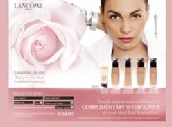 Register For FREE 10 Day Supply of Ideal Lancome Foundation