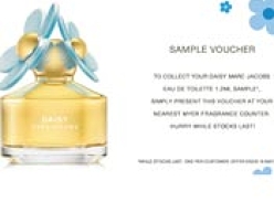 Marc Jacobs - FREE Daisy Fragrance Sample with Coupon.