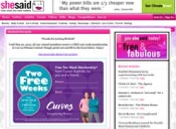 Curves Coupon for a FREE 2 Week Pass for You & A Friend