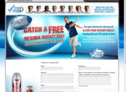 Win 1 of 8000 Rexona Rocket Balls