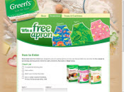 Green's Apron Promotion - Win a Free Apron!
