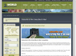Win a China bike & hike