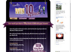 Cadbury Dairy Milk 10kg Block