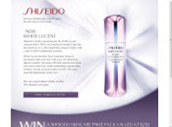 Free Sample of White Lucent + Win Shiseido Skincare Pack