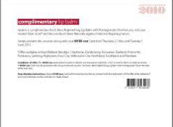 Complimentary Burt's Bees Replenishing Lip Balm Voucher