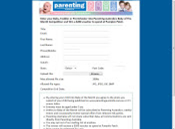 Parenting Australia Baby of the Month Competition