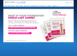 Free Sample of New Superstay 24hr Makeup!