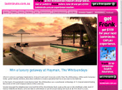 Win a Luxury Getaway to Hayman, The Whitsundays!