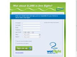 Win $1000 in Free Flights!
