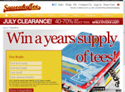 Win a supply of T-Shirts for a year