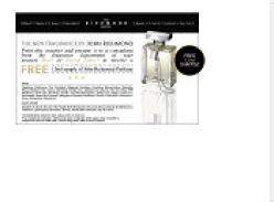 John Richmond Fragrance - Coupon Valid for a FREE Sample