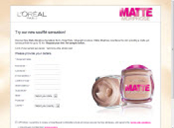 Free 7ml Sample of New Matte Morphose Foundation!