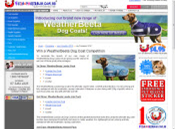 Win a WeatherBeeta Dog Coat Prize Pack