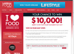 Vote for your favourite place to eat out and win $10,000