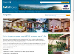 Win the ultimate luxury escape, valued at $7,000