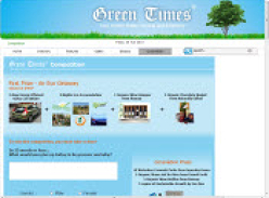 Win an Eco-Getaway with Green Times ! (value $1312)