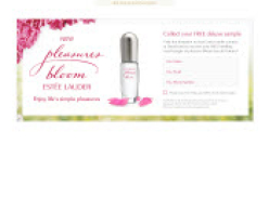 Free Sample of New Pleasures Bloom by EstÃ©e Lauder