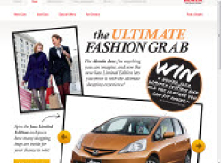 Win a Honda Jazz + shopping spree