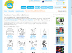 Free Colouring & Free Dot-to-Dot Printable Pages