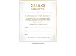 Free Sample of Guess Seductive