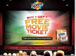 Spree - Buy 1 Get 1 Free Movie Ticket Offer
