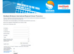 Medibank Brisbane International Regional Viewer Promotion