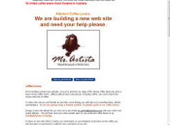 Mr Artista Coffee Beans Free Sample