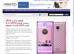 Win an LG MINI Touch Screen Phone