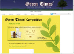WIN Anti Ageing Organic Products from AUM with Green Times