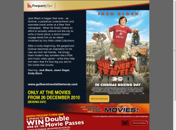 Qantas Frequent Flyer Promo Win 1 of 150 Double Movie Passes