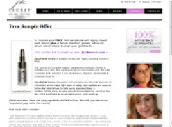 Free Sample of Anti Aging Liquid Gold Serum & Bonus Voucher