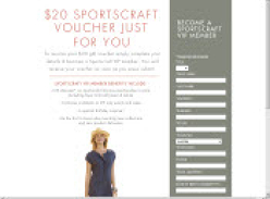 Free $20 Sportscraft Voucher