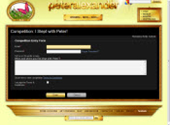 Peter Alexander ' I Slept with Peter Competition