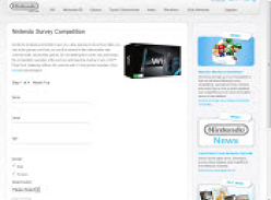 Nintendo Survey Competition - Win a Black Wii and 10 Games