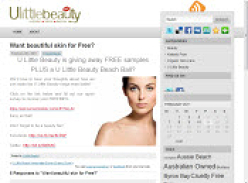 Free Samples + a U Little Beauty Beach Ball