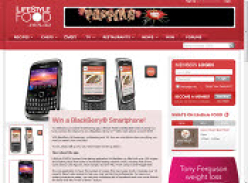 Win a BlackBerry Smartphone from Lifestyle FOOD