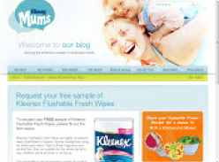 Free Sample of Kleenex Flushable Wipes