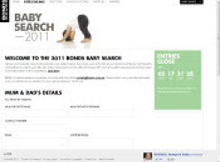 Bonds Baby Search - Upload Your Baby's Photo to Win