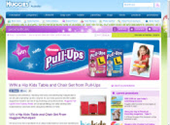 Win 1 of 15 Hip Kids Table & Chair Sets from Huggies Pull-Ups