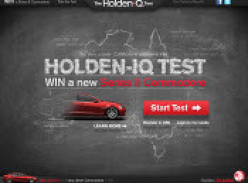 Take the Holden-iQ Test to Win a Holden Series II Commodore