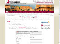 Win a 14 Day Holiday in India