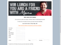 Win Lunch for You & a Friend with Manu Feildel